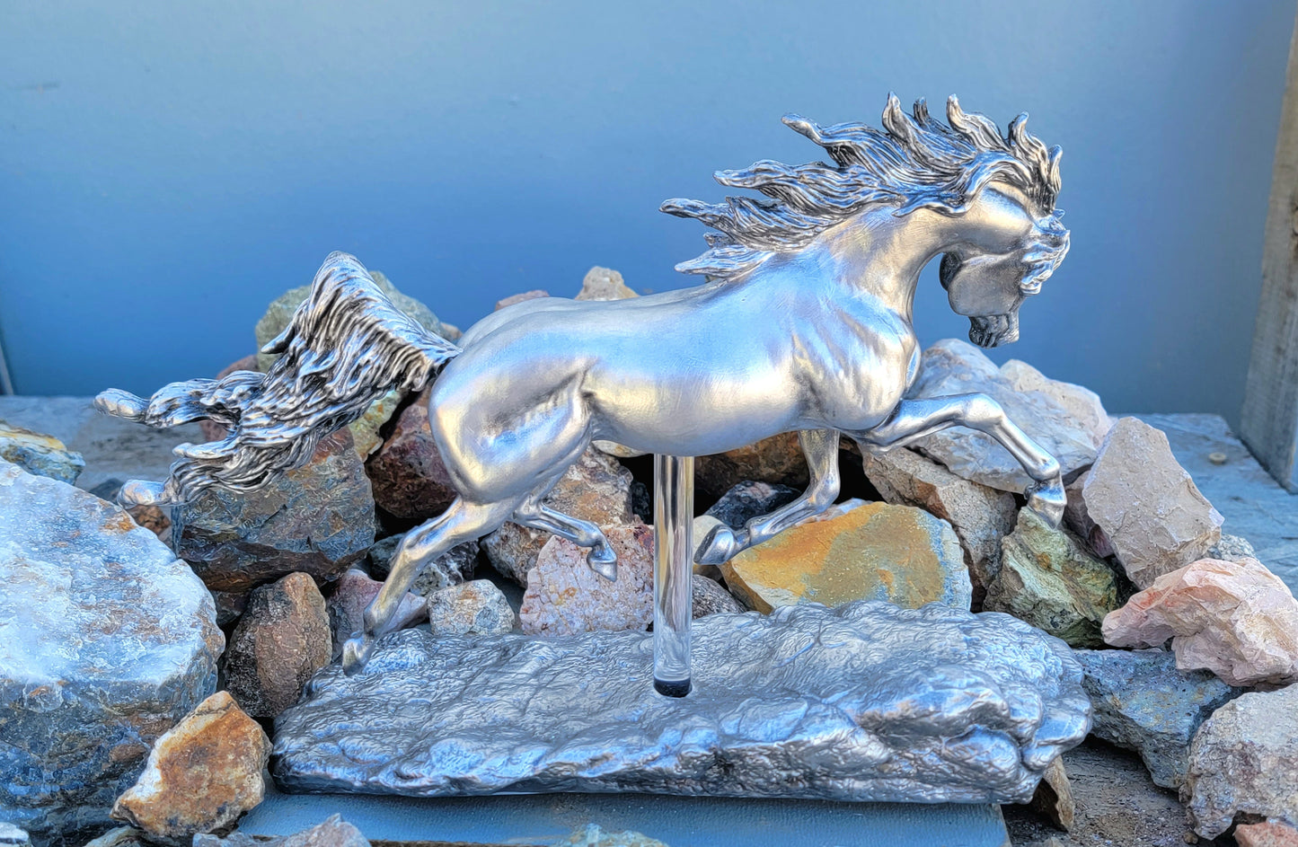 Shahdeen – White Bronze | One of a Kind Model Horse Sculpture