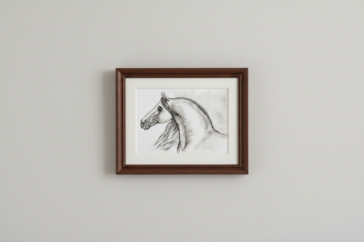 Spanish Beauty — Original Andalusian Horse Watercolor