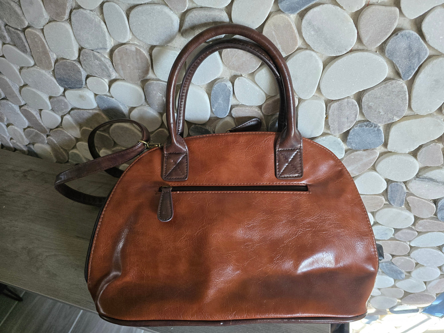 One of a Kind Hand-Painted Cat Handbag