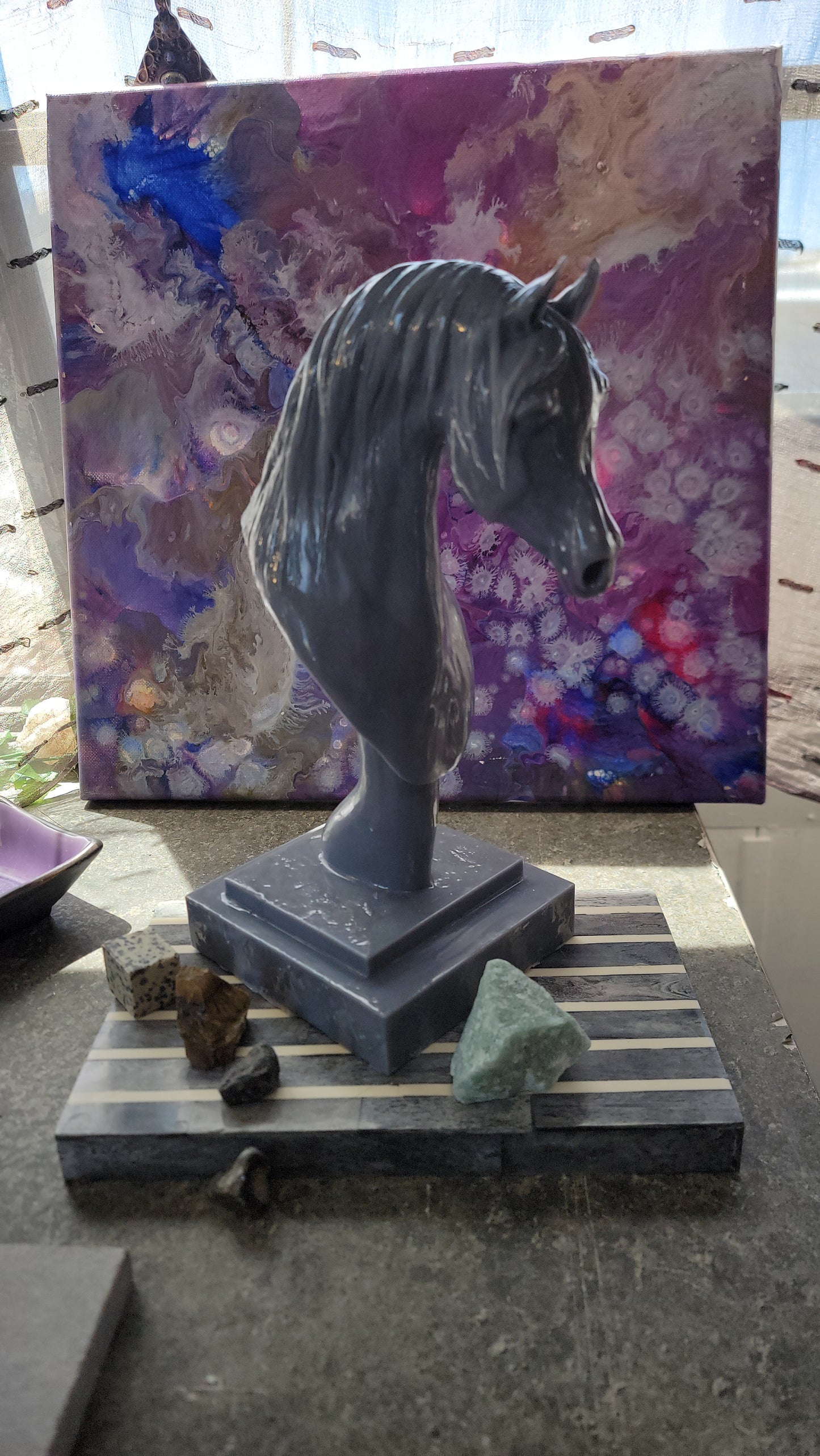 Arabian Horse Bust Custom Sculpture Painted or Unpainted