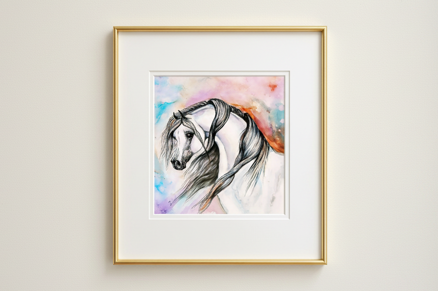 Celestial – 11x17" Open Edition Print Arabian Horse Art