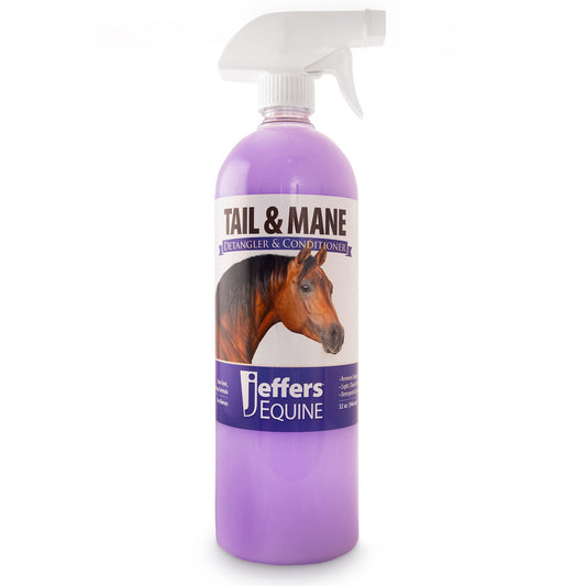 Jeffers Brand Equine Tail & Mane Detangler and Conditioner for Horses