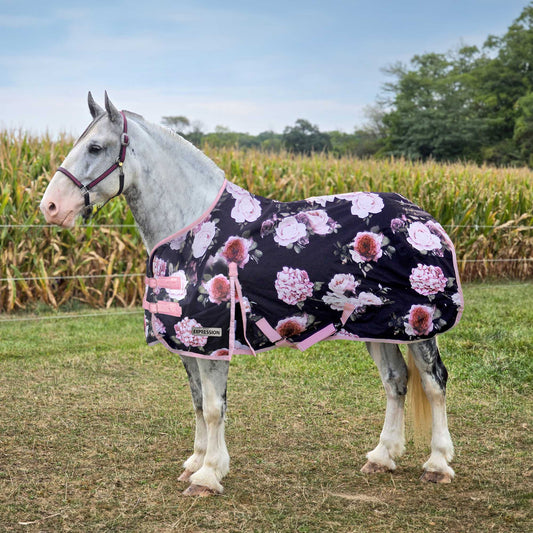 1200D Draft Horse Turnout Blanket, 240 g | Waterproof, Breathable & Safe Design