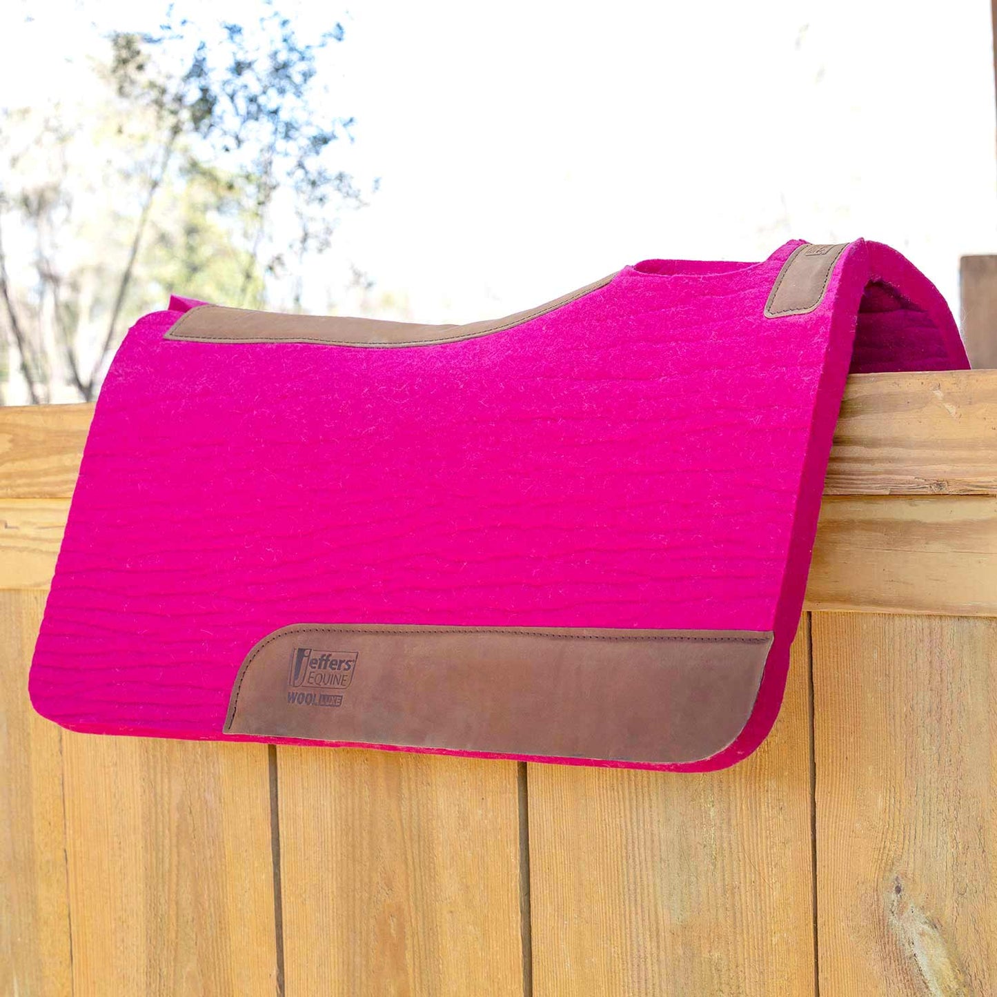 Premium WoolLuxe 100% Wool Equine Saddle Pad – Cushioned, Breathable, and Shock-Absorbing