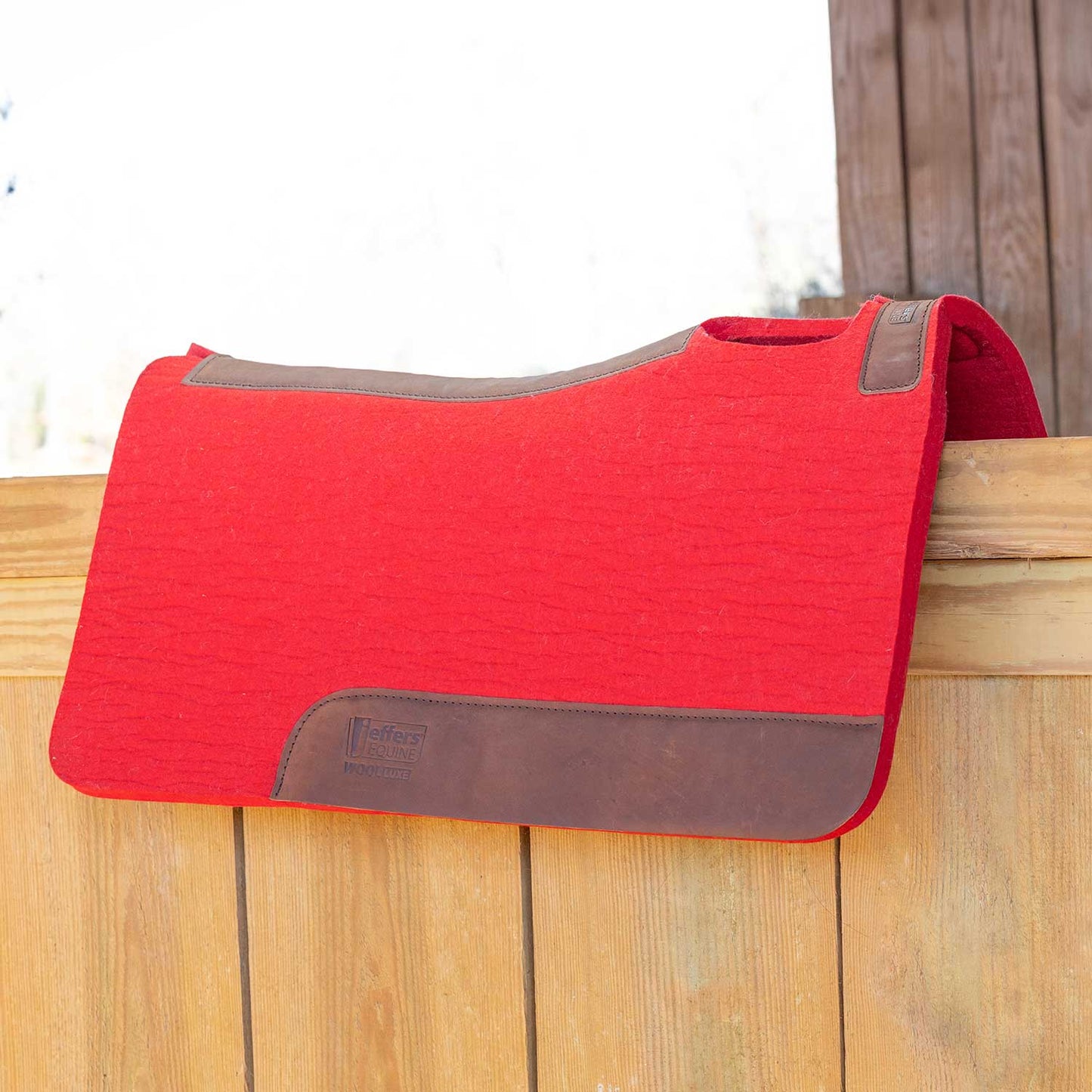 Premium WoolLuxe 100% Wool Equine Saddle Pad – Cushioned, Breathable, and Shock-Absorbing