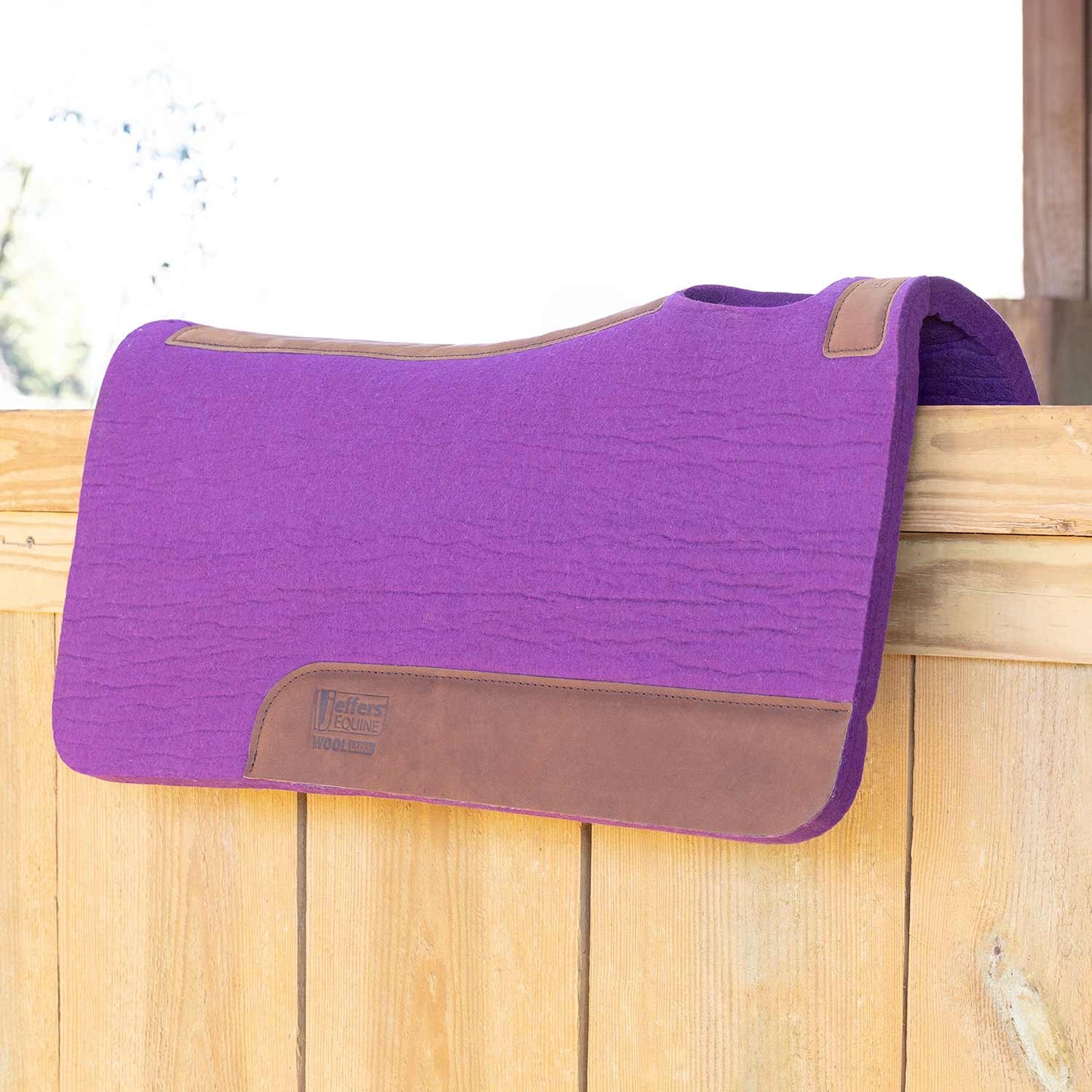 Premium WoolLuxe 100% Wool Equine Saddle Pad – Cushioned, Breathable, and Shock-Absorbing