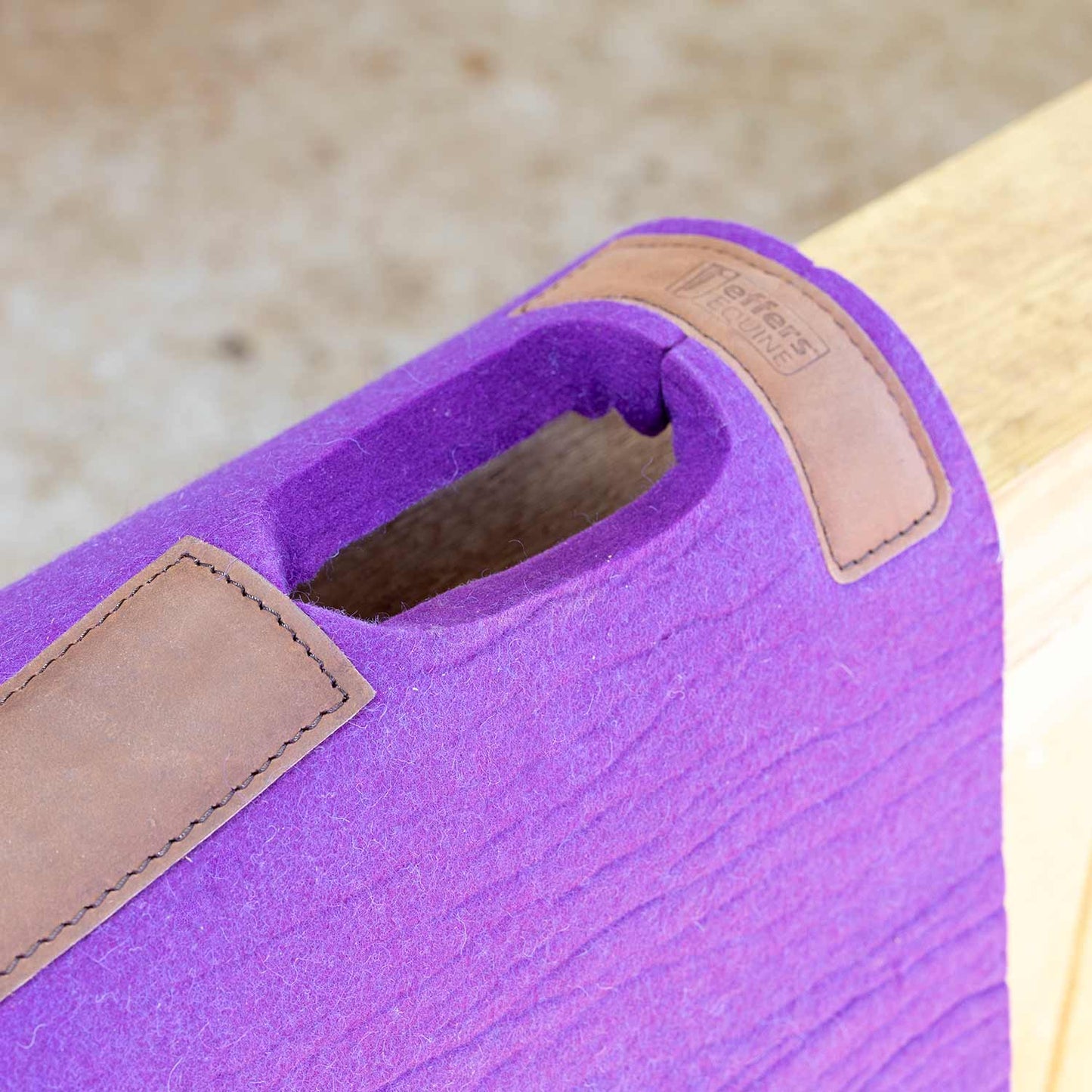 Premium WoolLuxe 100% Wool Equine Saddle Pad – Cushioned, Breathable, and Shock-Absorbing