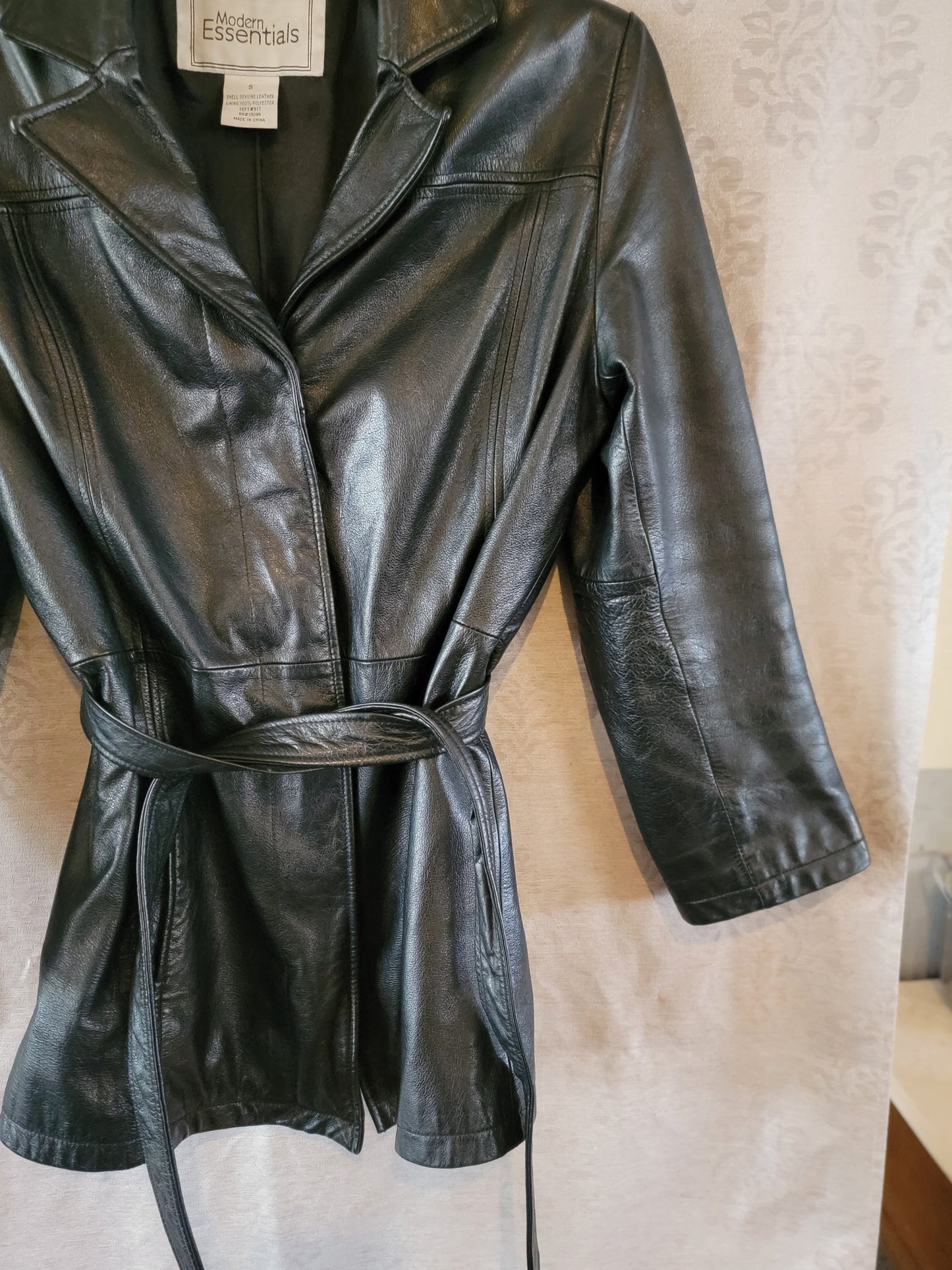 Hand-Painted Arabian Leather Jacket – Women's Small