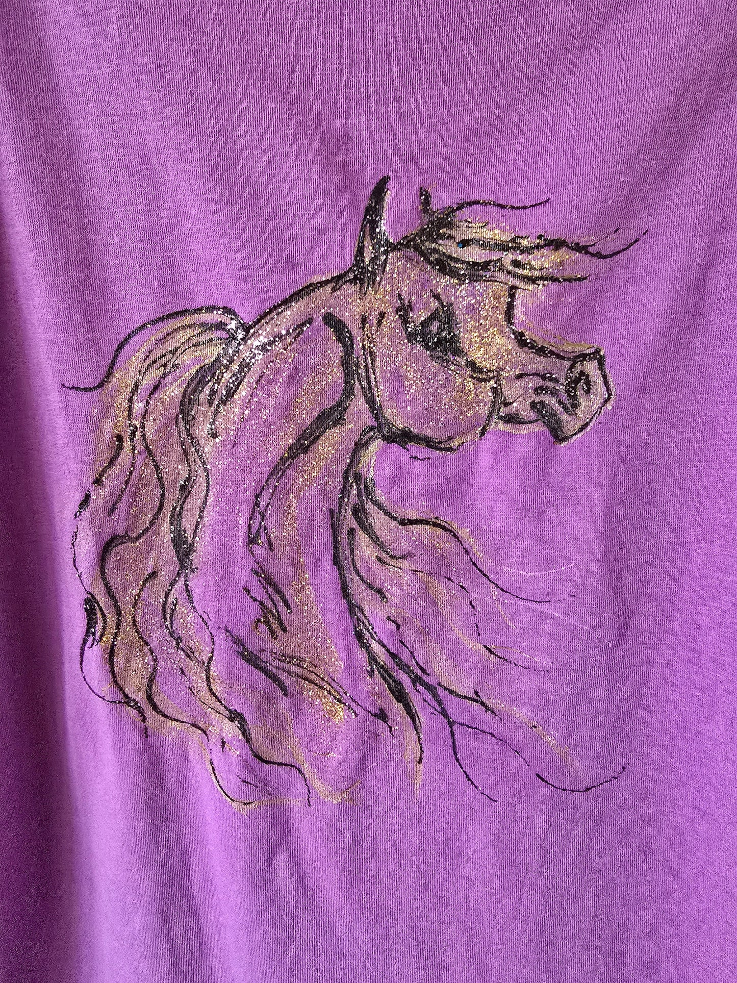 Hand-Painted Arabian Horse Cami — Original Wearable Art