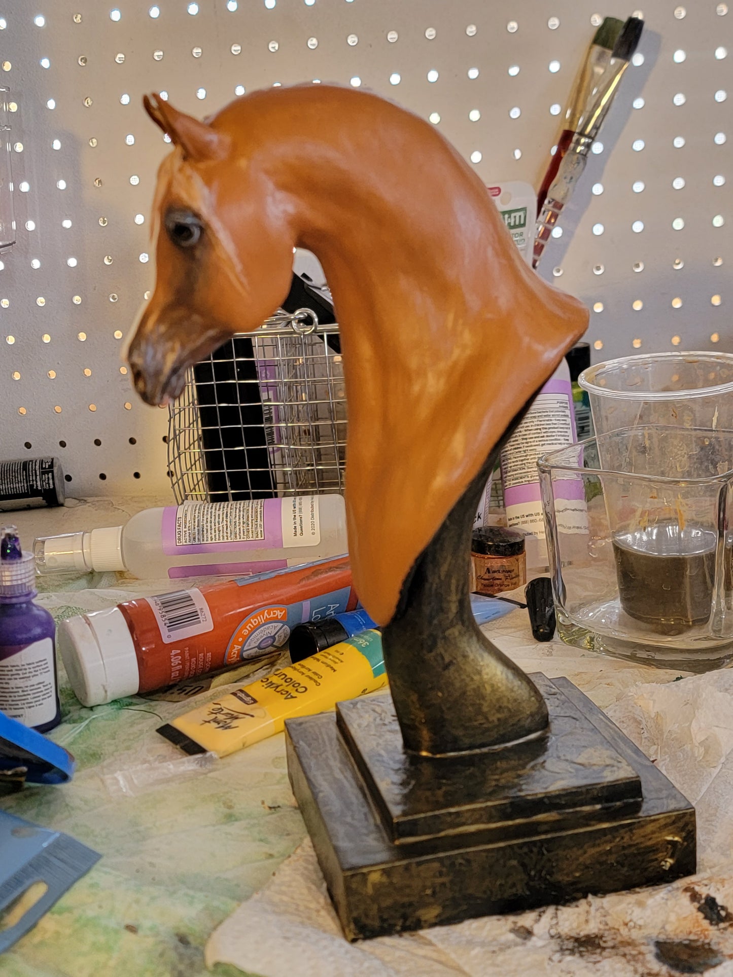 Arabian Horse Bust Custom Sculpture Painted or Unpainted