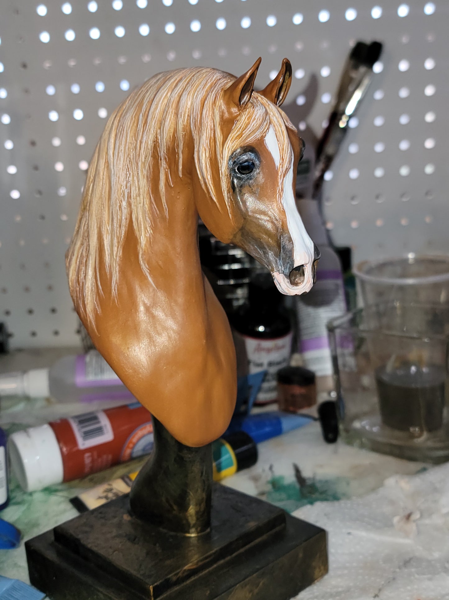 Arabian Horse Bust Custom Sculpture Painted or Unpainted