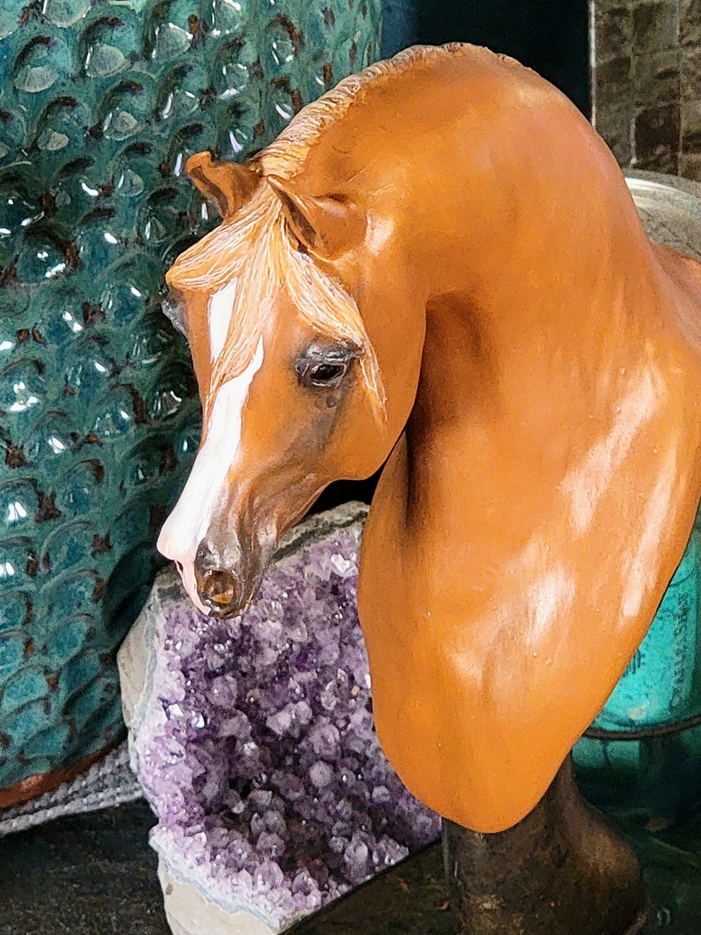 Arabian Horse Bust Custom Sculpture Painted or Unpainted