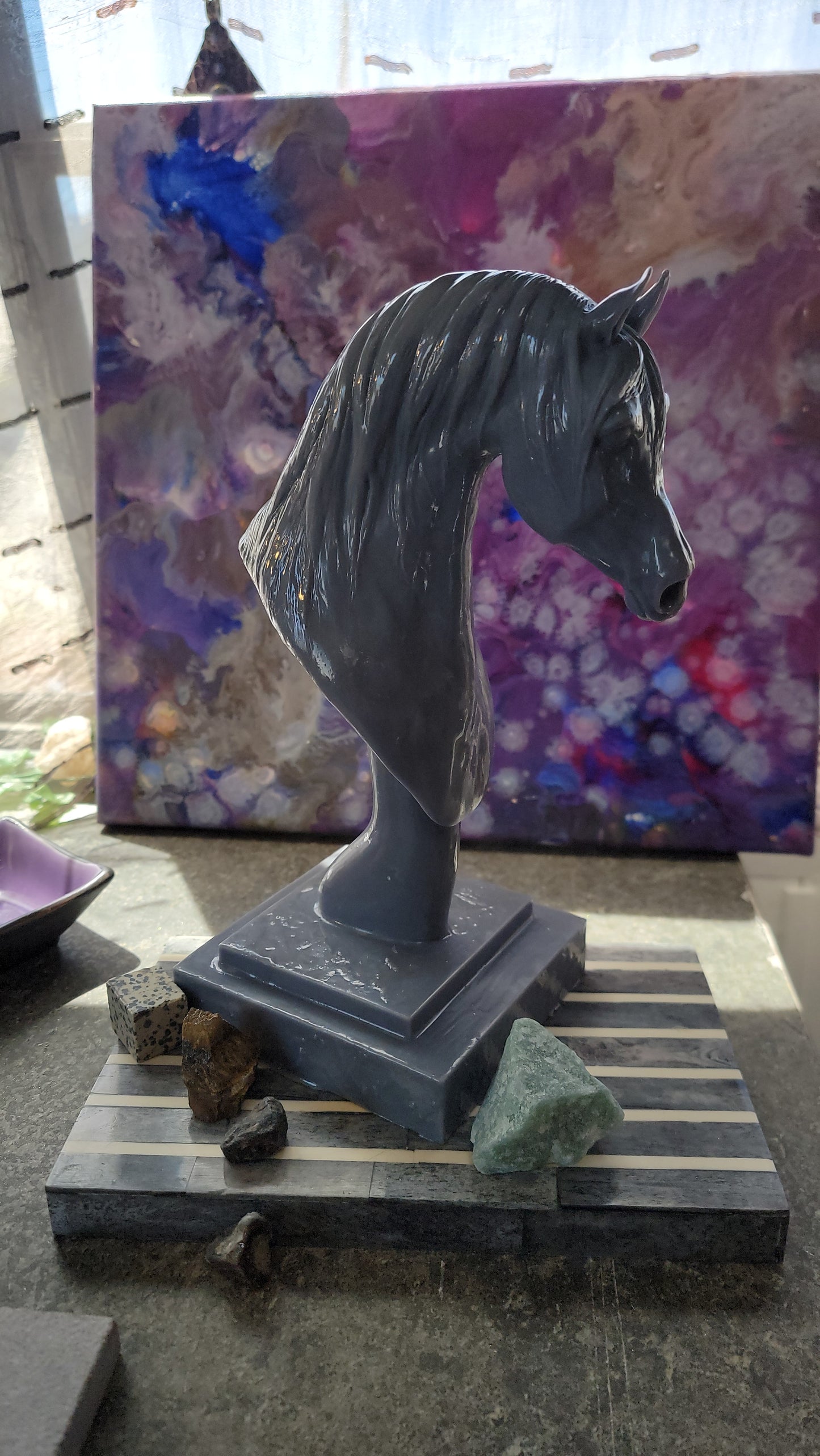 Arabian Horse Bust Custom Sculpture Painted or Unpainted