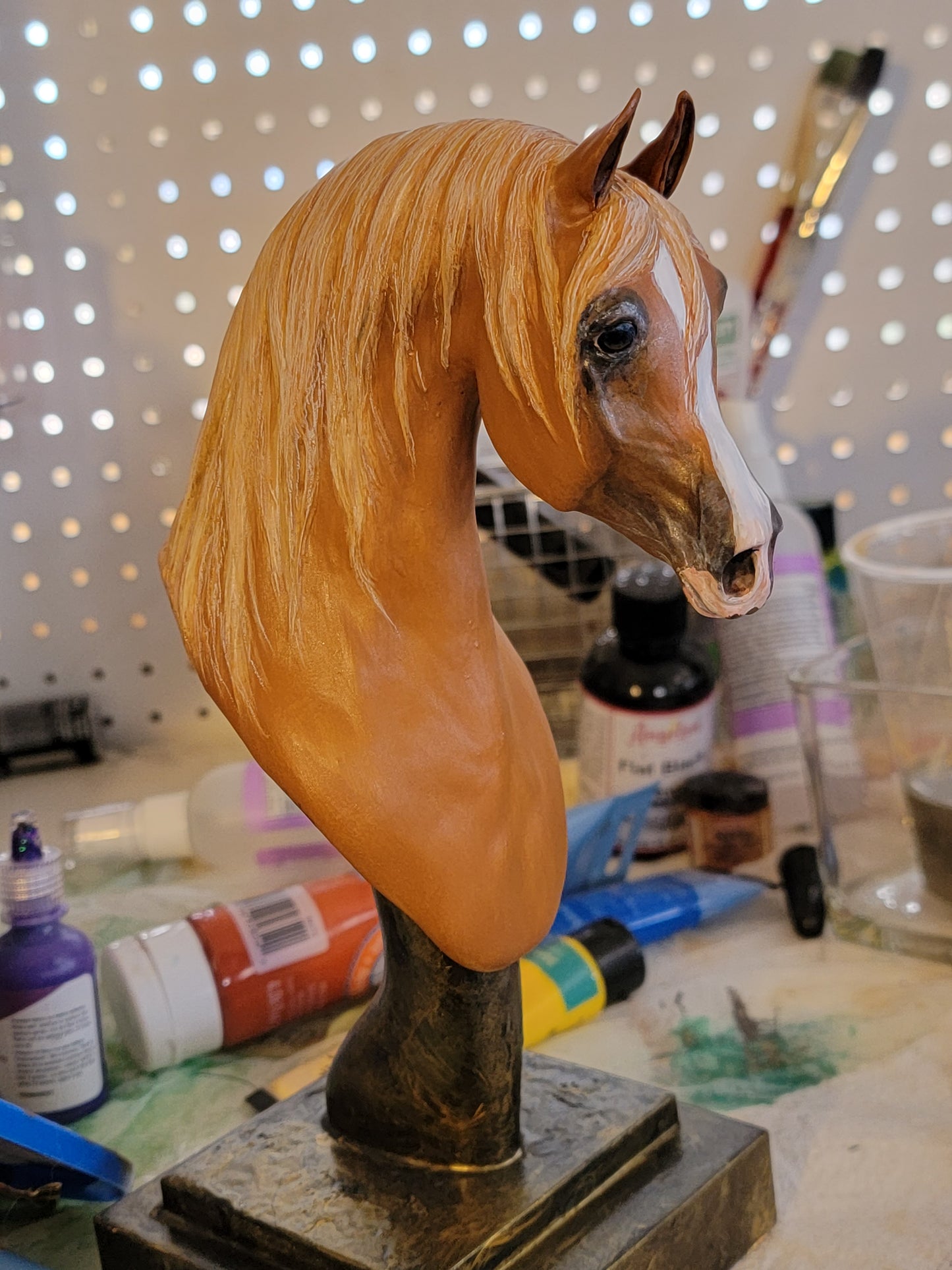 Arabian Horse Bust Custom Sculpture Painted or Unpainted
