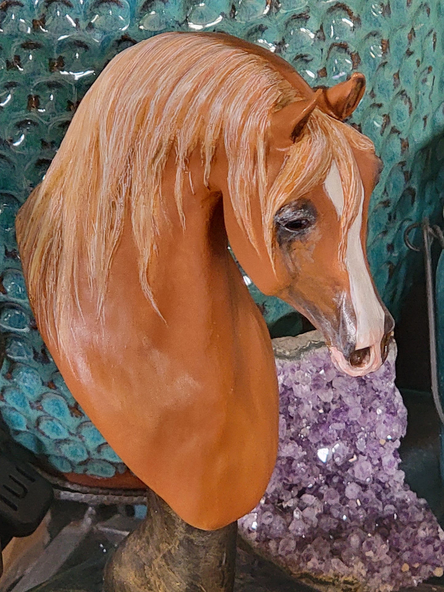 Arabian Horse Bust Custom Sculpture Painted or Unpainted