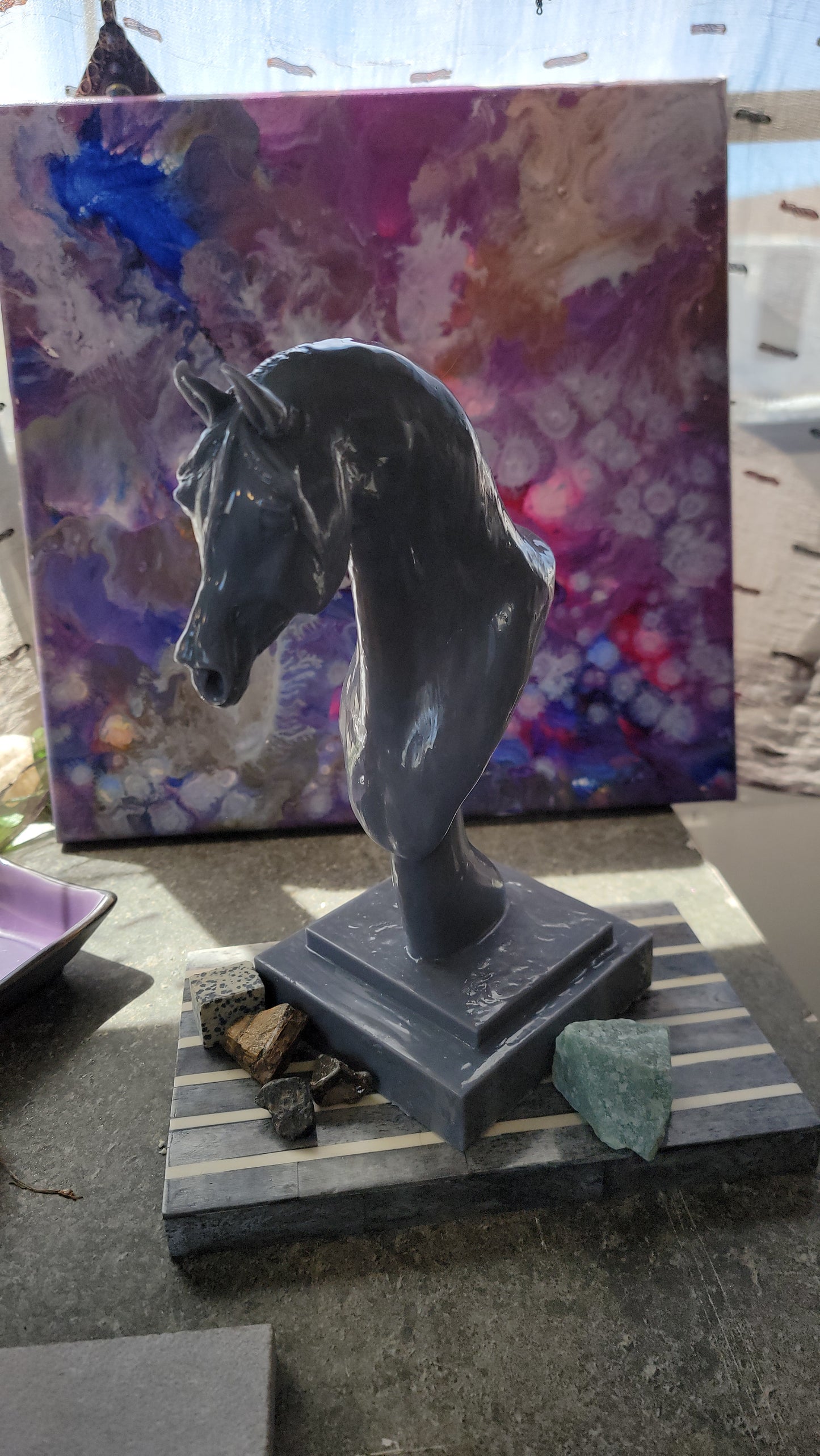Arabian Horse Bust Custom Sculpture Painted or Unpainted