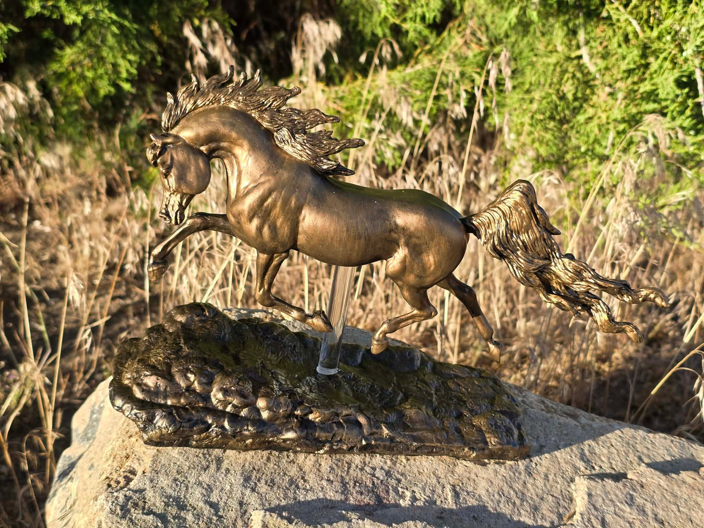 Shahdeen – Faux Bronze | One of a Kind Hand Painted Model Horse