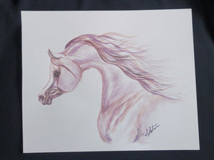 Zephyr of the Desert — Original 8x12" Watercolor Painting