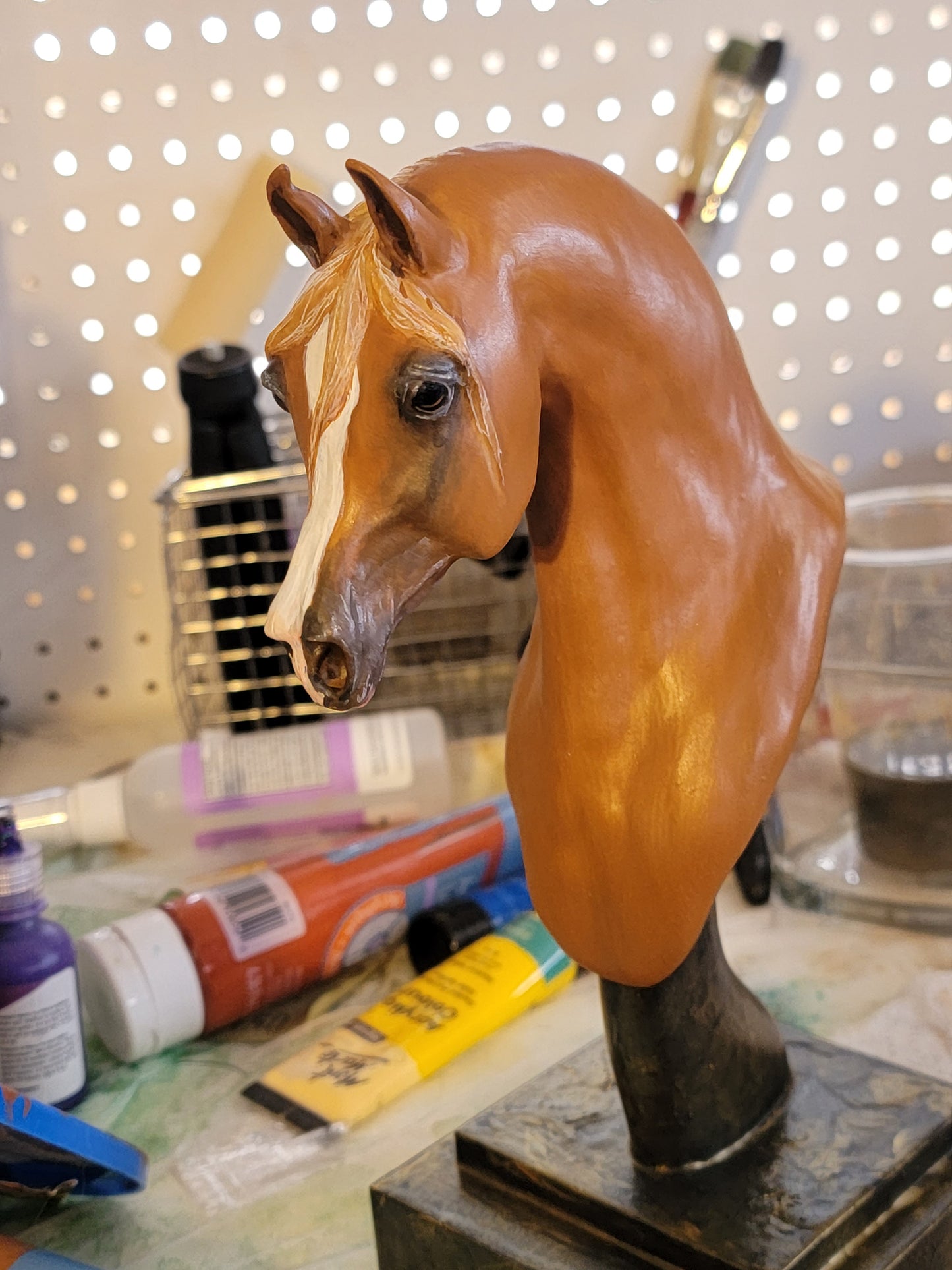 Arabian Horse Bust Custom Sculpture Painted or Unpainted