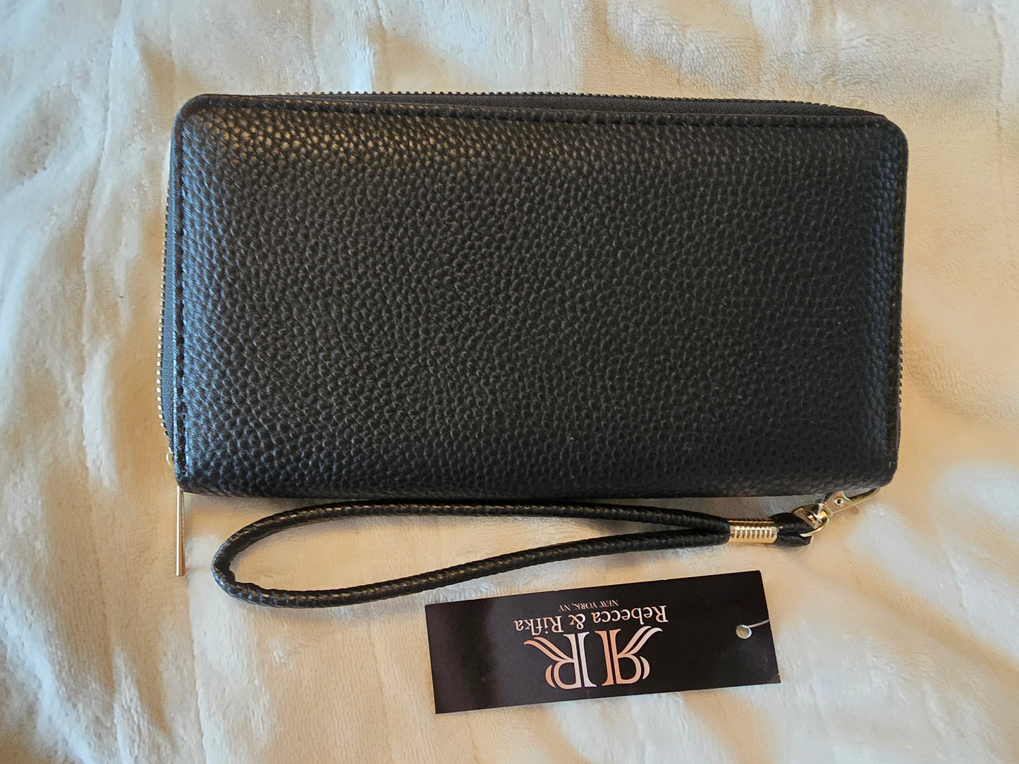 Hand-Painted Horse Wristlet Wallet — Resin Art with Glitter & Mica