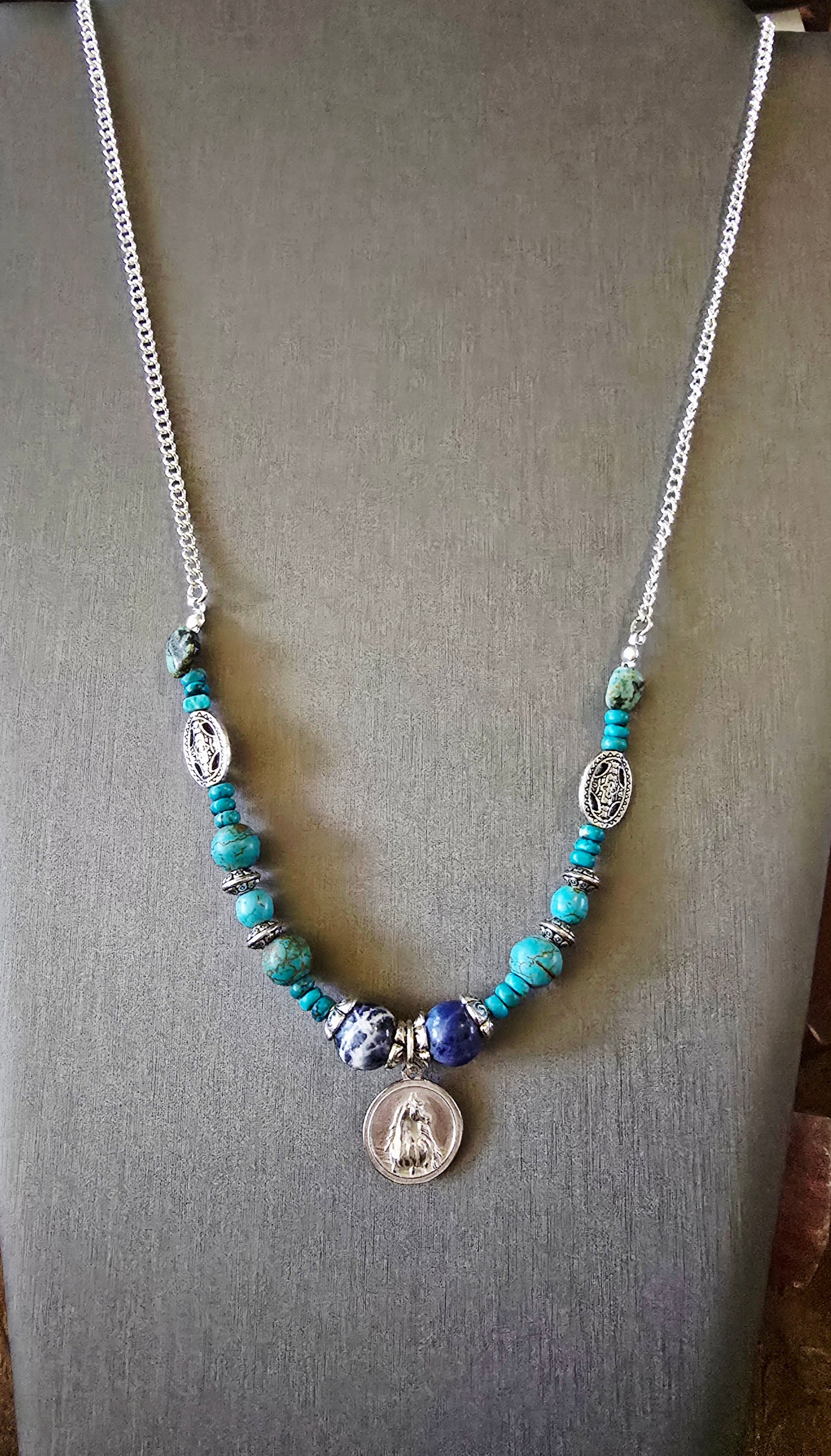 Blue Jeans — Handmade Gemstone Necklace
