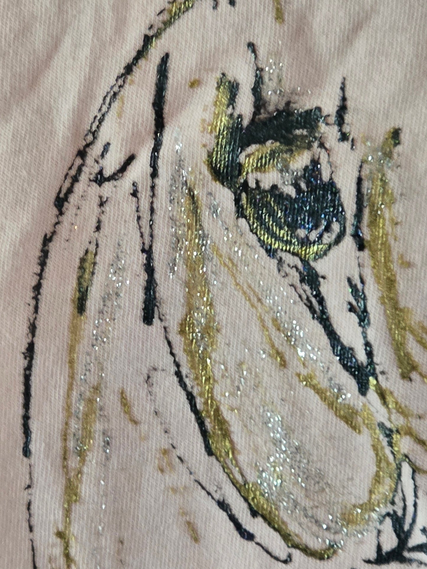 Hand-Painted Arabian Horse T-Shirt — Original Wearable Art
