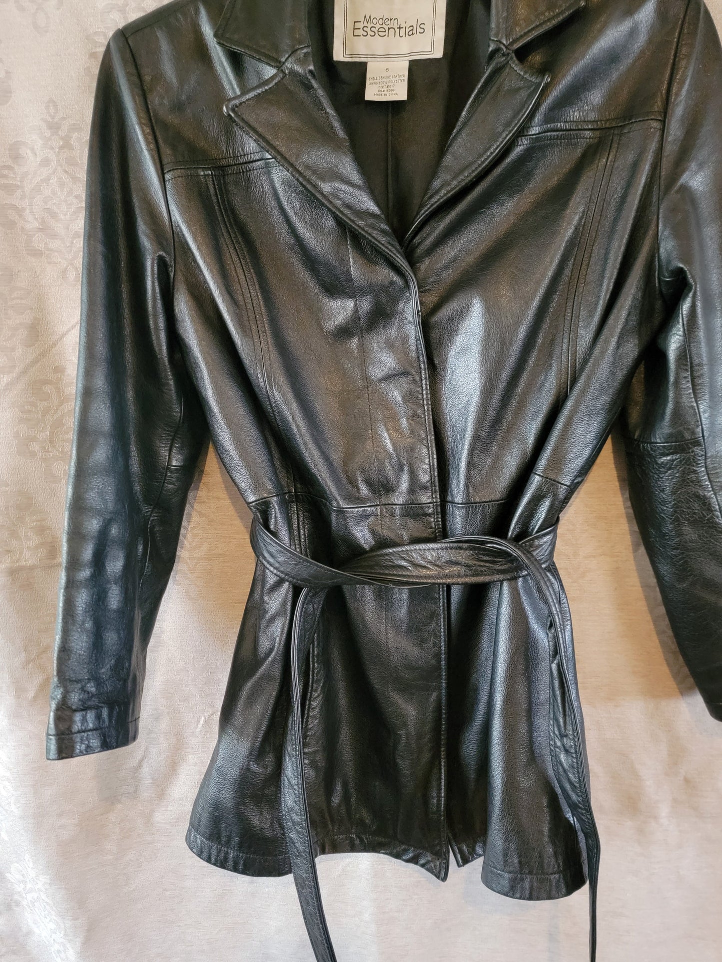Hand-Painted Arabian Leather Jacket – Women's Small