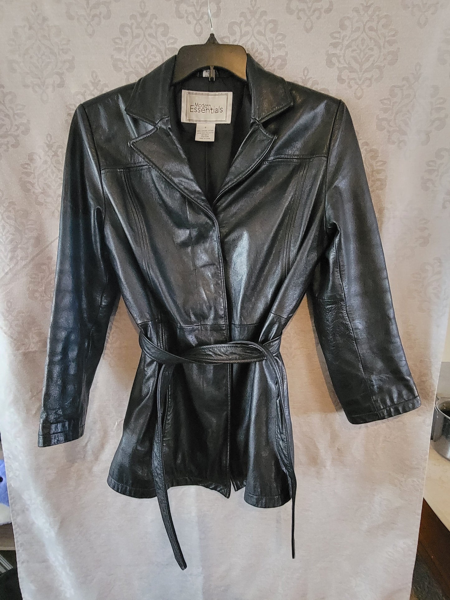 Hand-Painted Arabian Leather Jacket – Women's Small