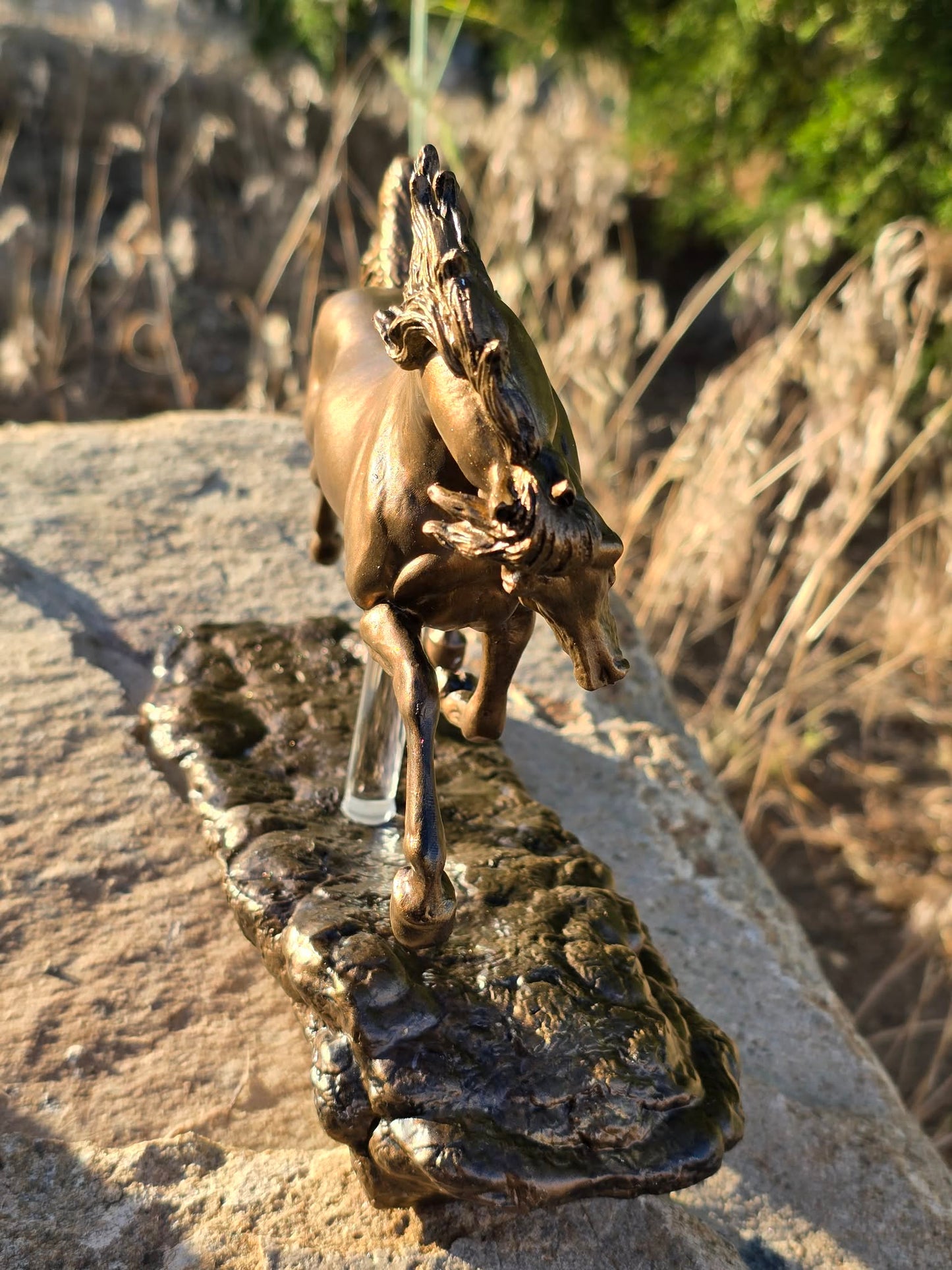 Shahdeen – Faux Bronze | One of a Kind Hand Painted Model Horse