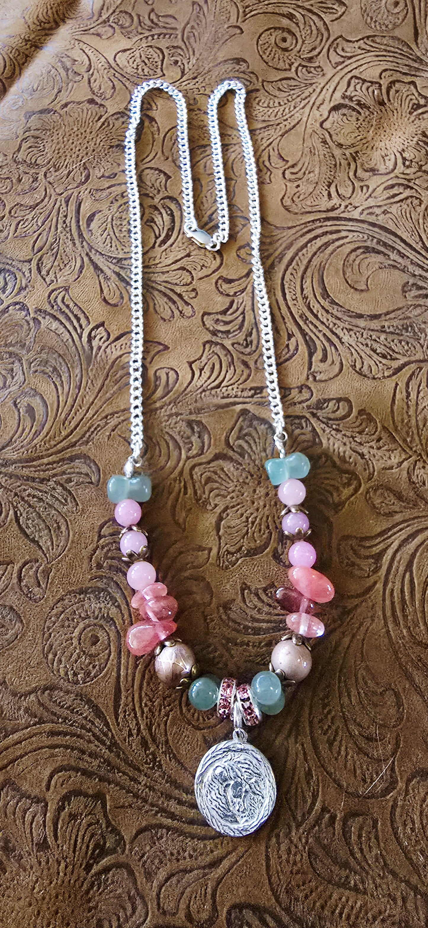 Cherry Blossom Celebration — Horse Necklace