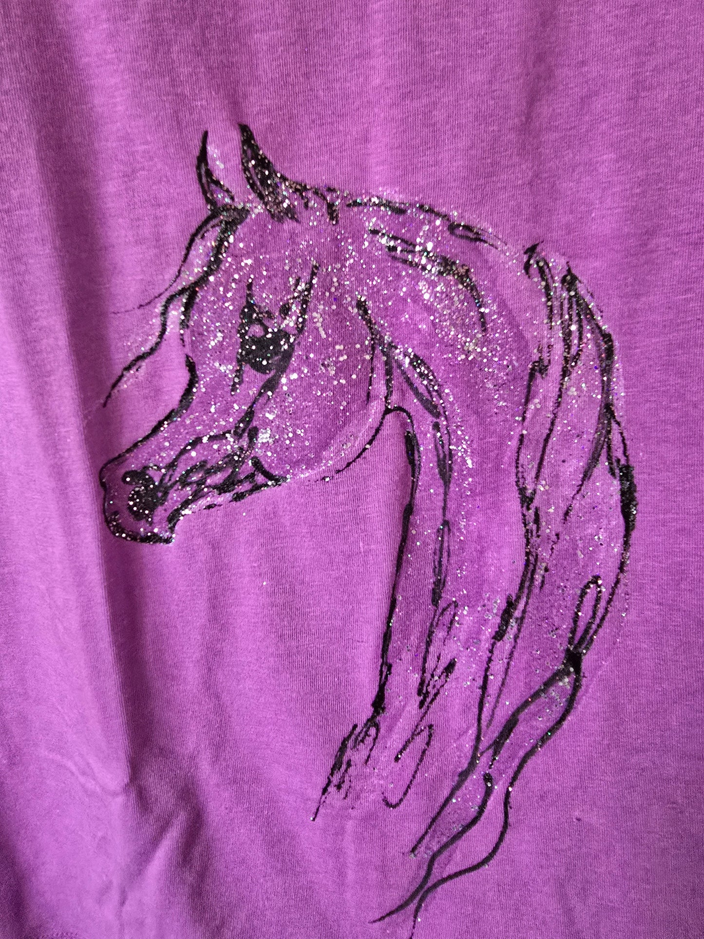 Hand-Painted Arabian Horse Cami — Original Wearable Art
