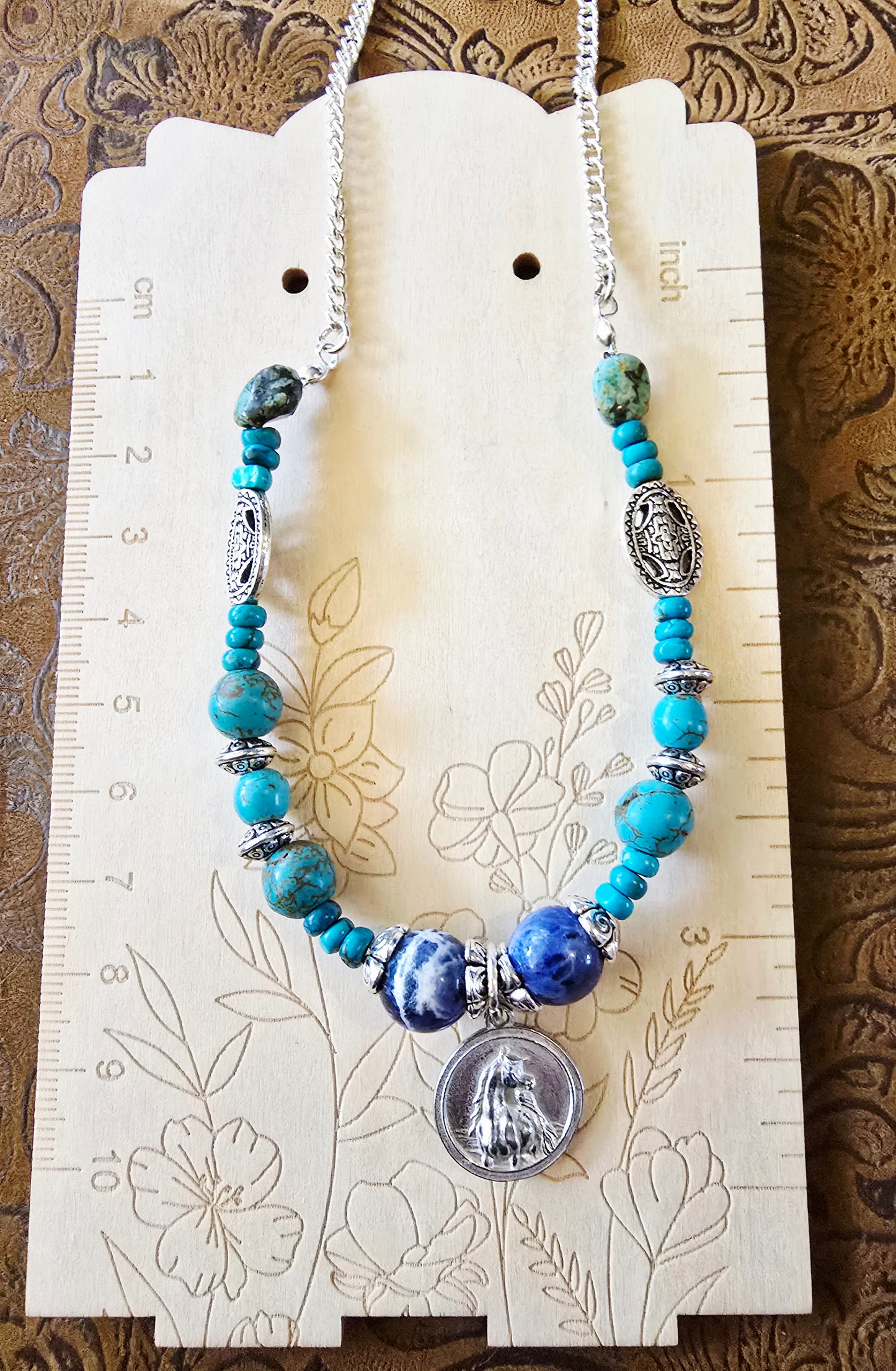 Blue Jeans — Handmade Gemstone Necklace
