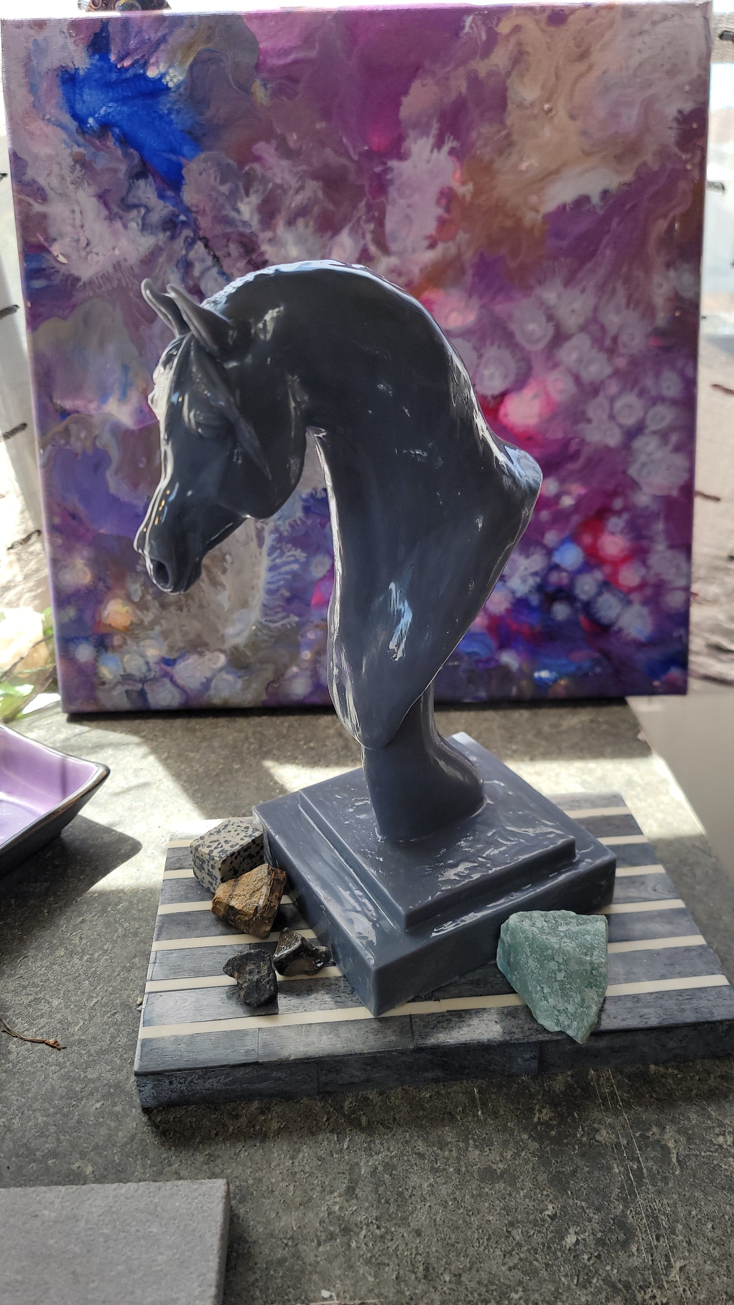 Arabian Horse Bust Custom Sculpture Painted or Unpainted