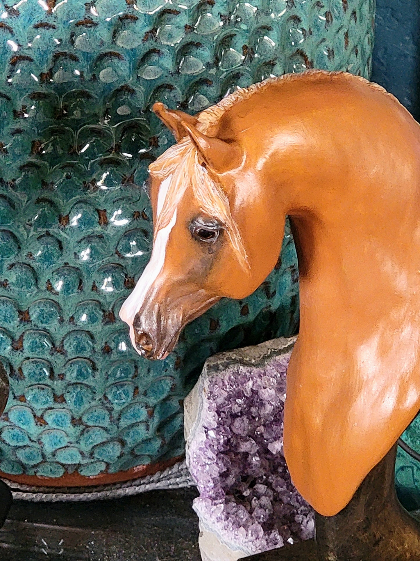 Arabian Horse Bust Custom Sculpture Painted or Unpainted