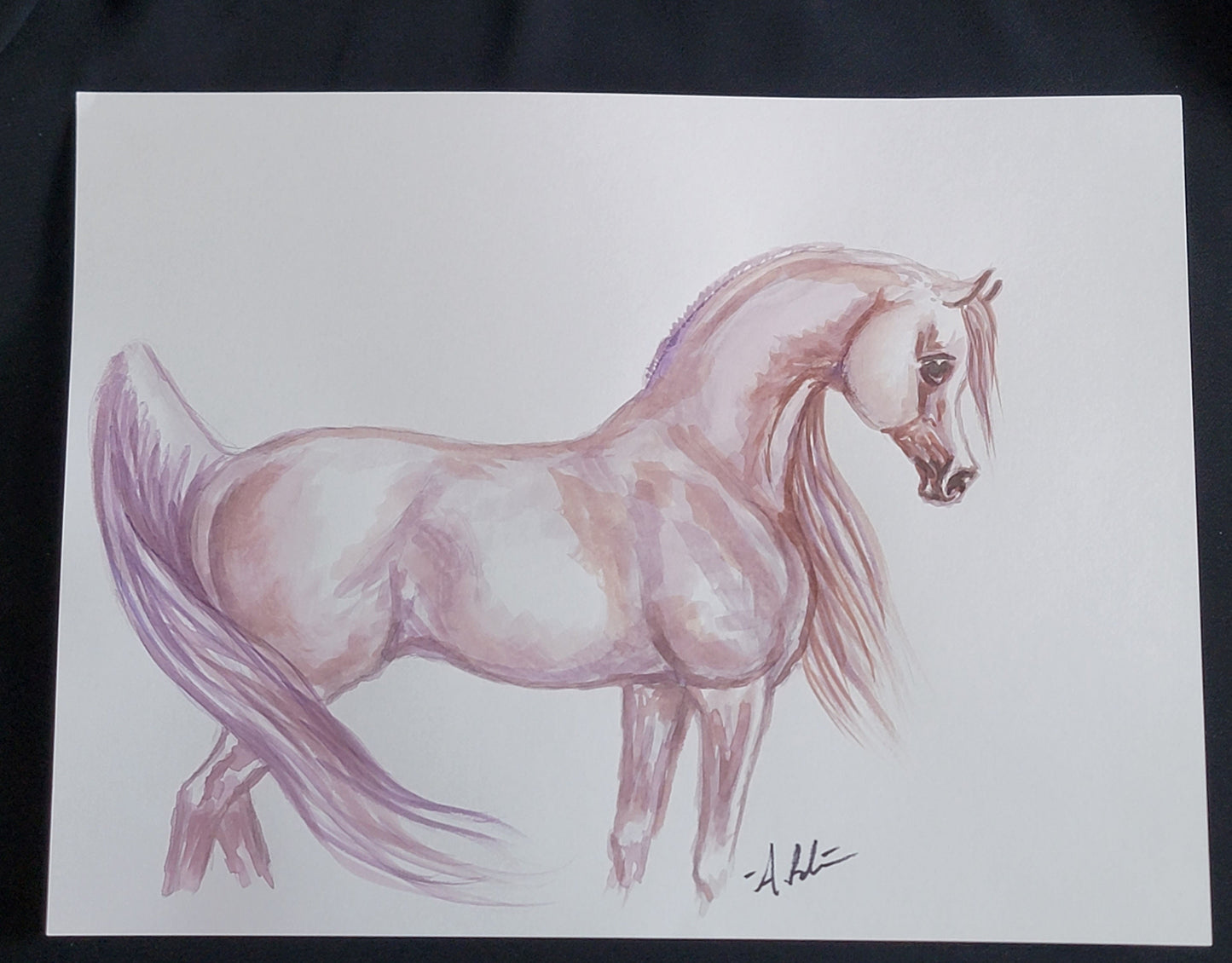 Nahr al-Ward — Original 9x12" Watercolor Painting
