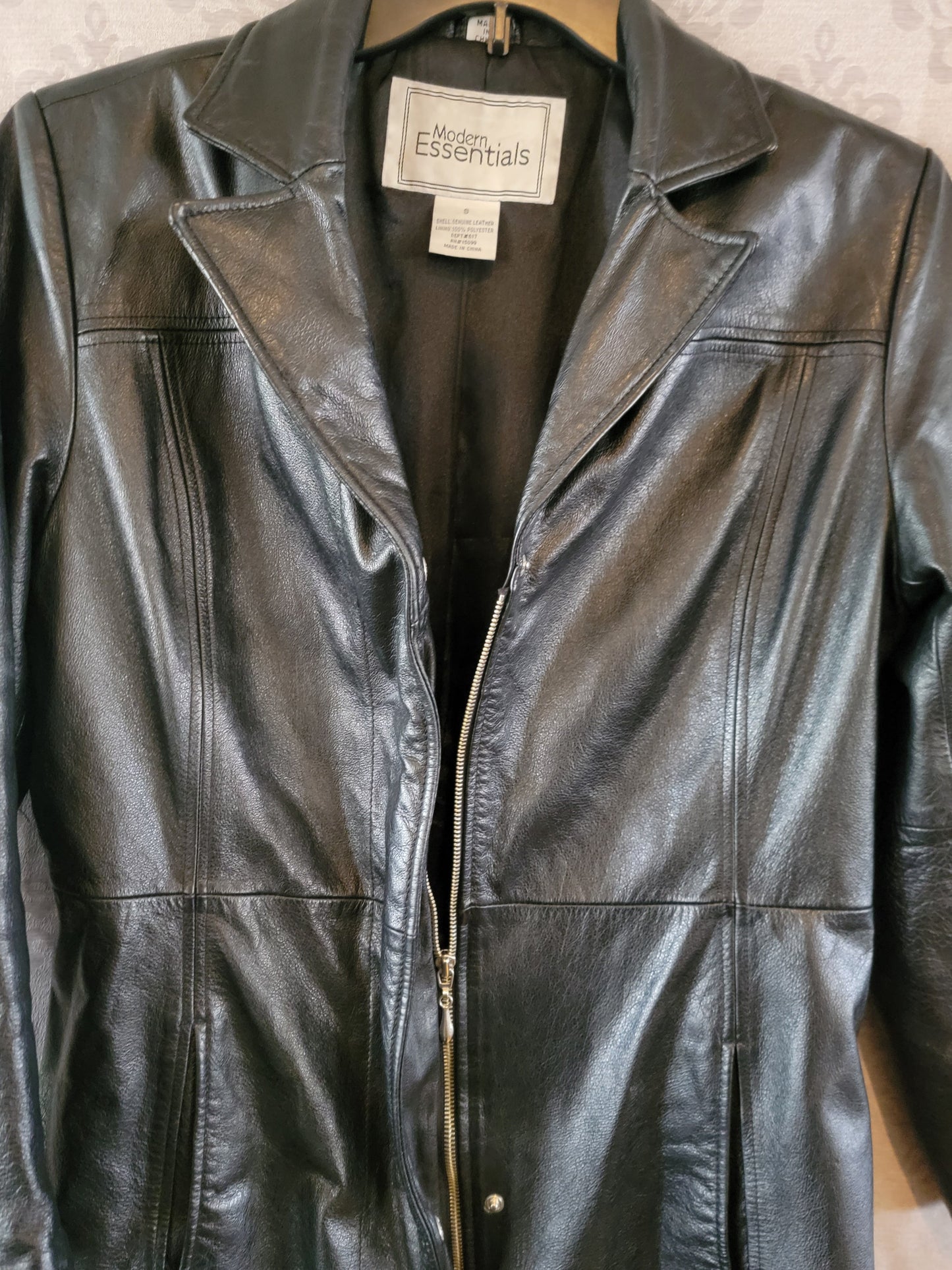 Hand-Painted Arabian Leather Jacket – Women's Small