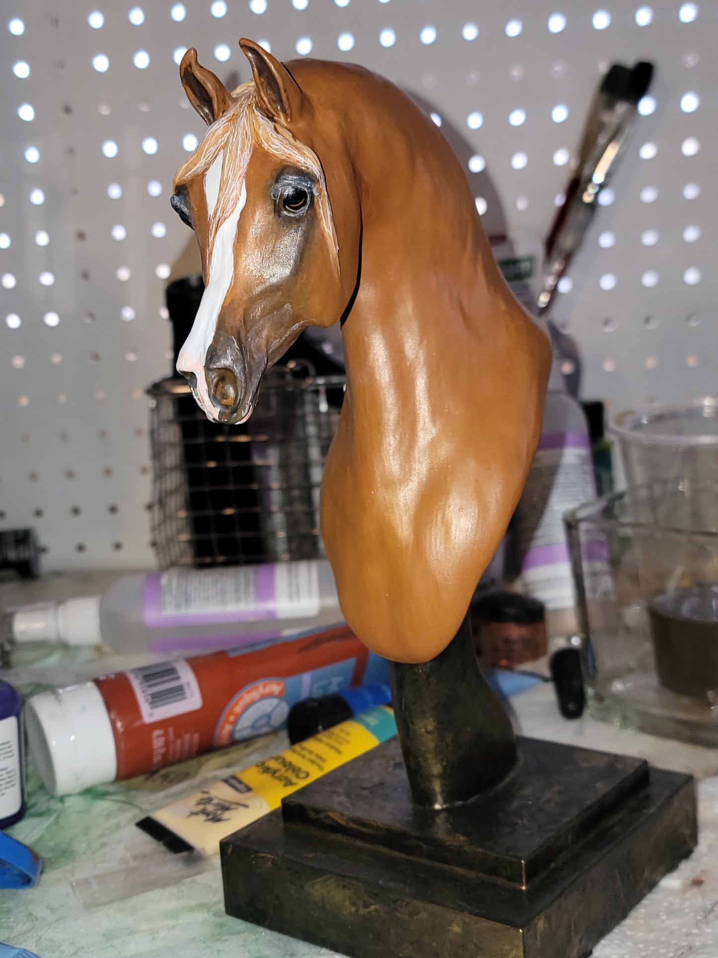 Arabian Horse Bust Custom Sculpture Painted or Unpainted
