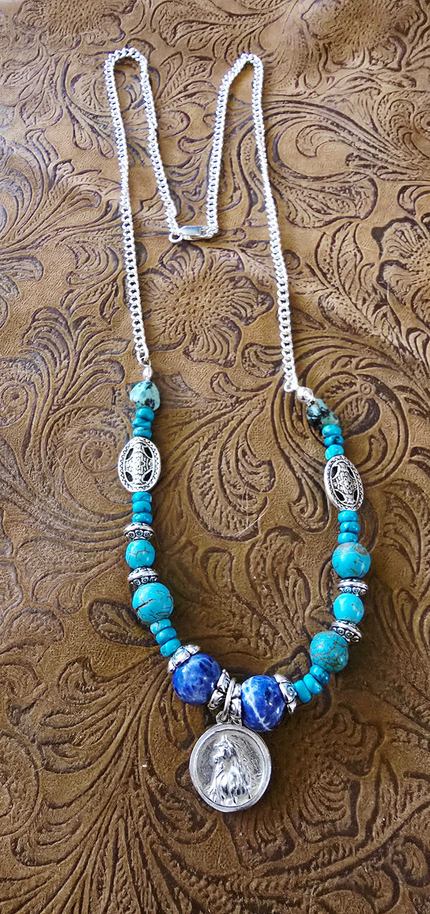 Blue Jeans — Handmade Gemstone Necklace