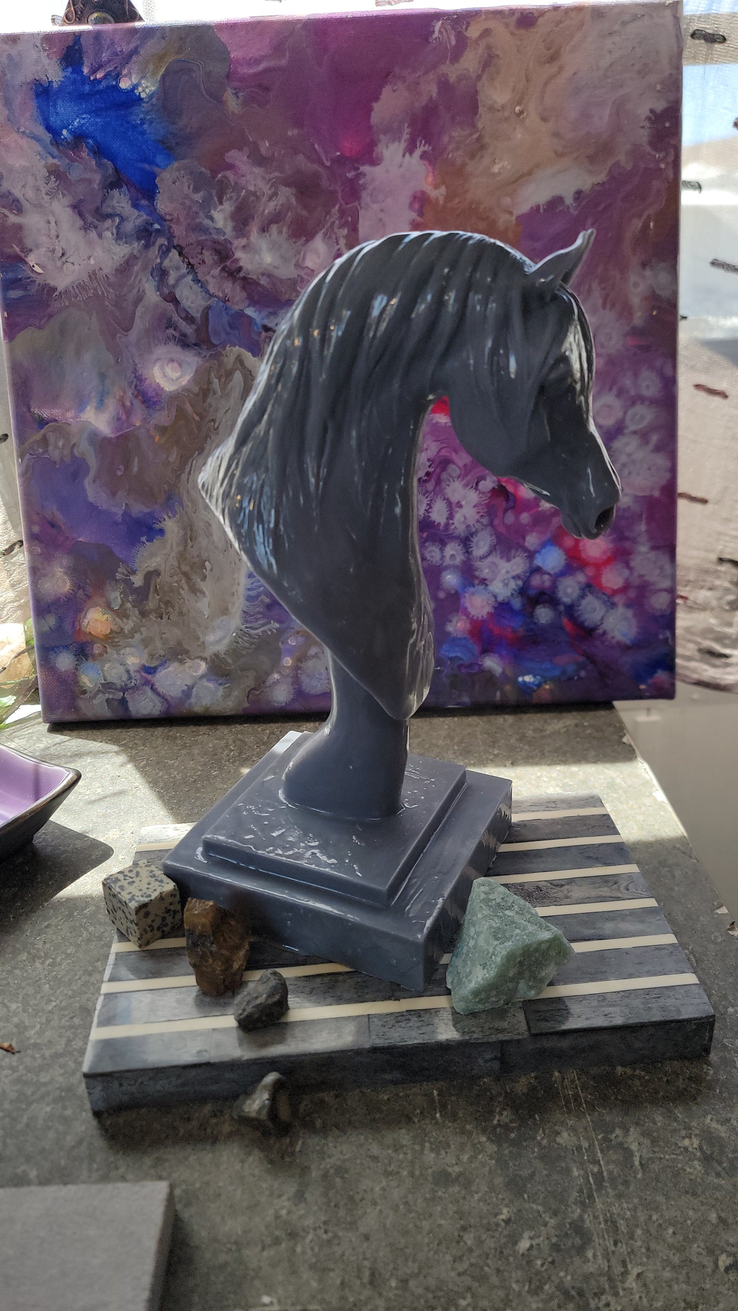 Arabian Horse Bust Custom Sculpture Painted or Unpainted