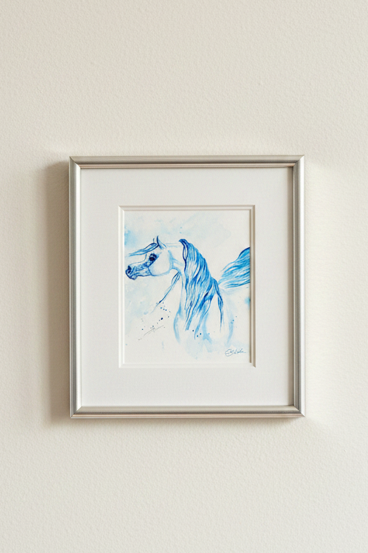 Azure Spirit — Original Watercolor Painting