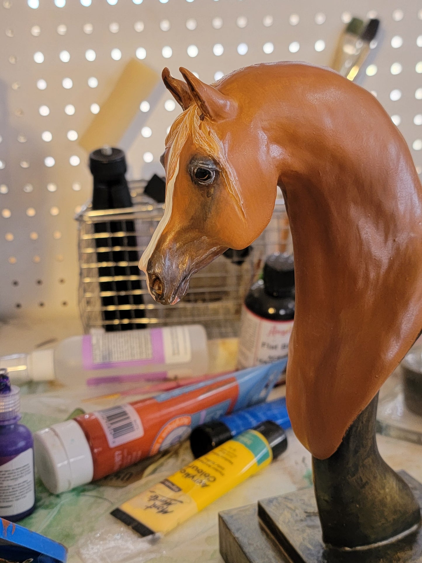 Arabian Horse Bust Custom Sculpture Painted or Unpainted