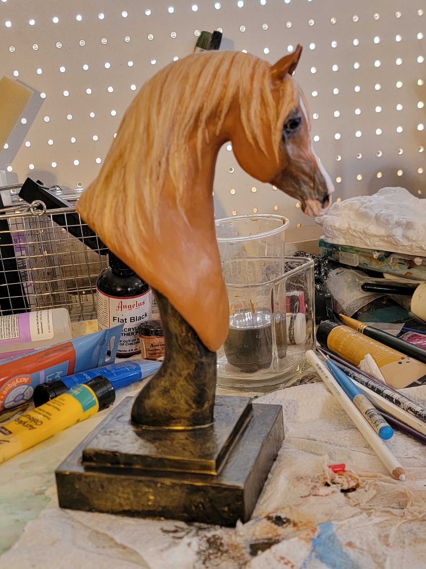 Arabian Horse Bust Custom Sculpture Painted or Unpainted