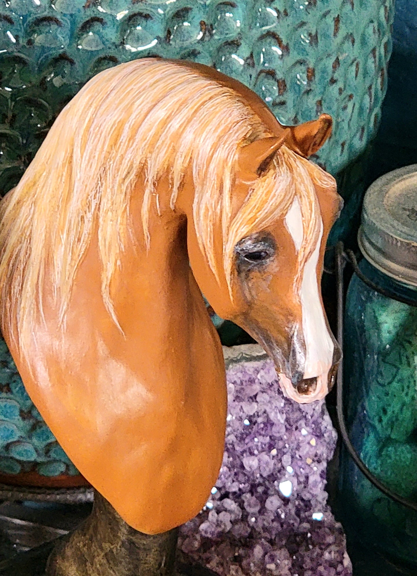 Arabian Horse Bust Custom Sculpture Painted or Unpainted